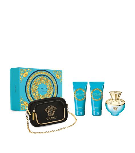 versace dylan turquoise gift set|Versace perfume turquoise.